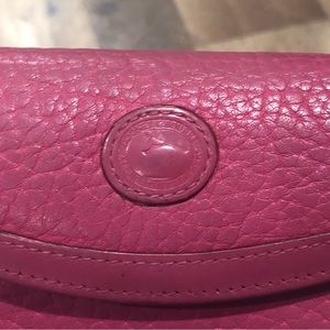 Pink Dooney & Bourke Bifold Wallet with Coin Purse